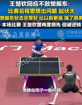 王楚钦谈全运会