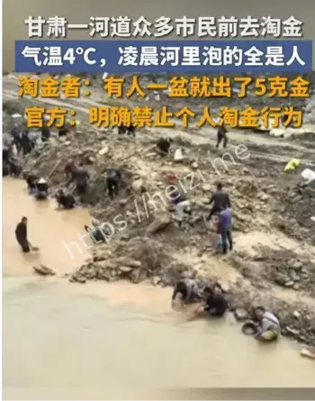 甘肃康县燕子河淘金事件