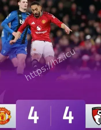 曼联战平伯恩茅斯